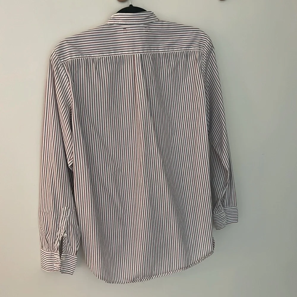 Xirena Beau shirt red white blue stripe - Picture 4 of 5